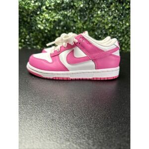 Nike Dunk Low Fuchsia Pink Sneakers PS Toddler Size 11C Sneaker Shoe FB9108-102